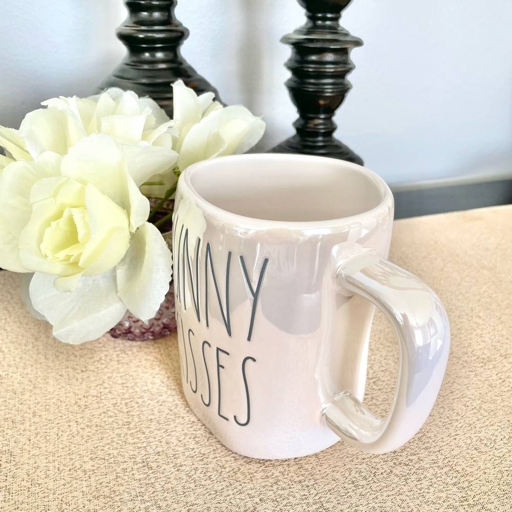 🆕Rae Dunn BUNNY KISSES Iridescent Ceramic Mug - Picture 3 of 5